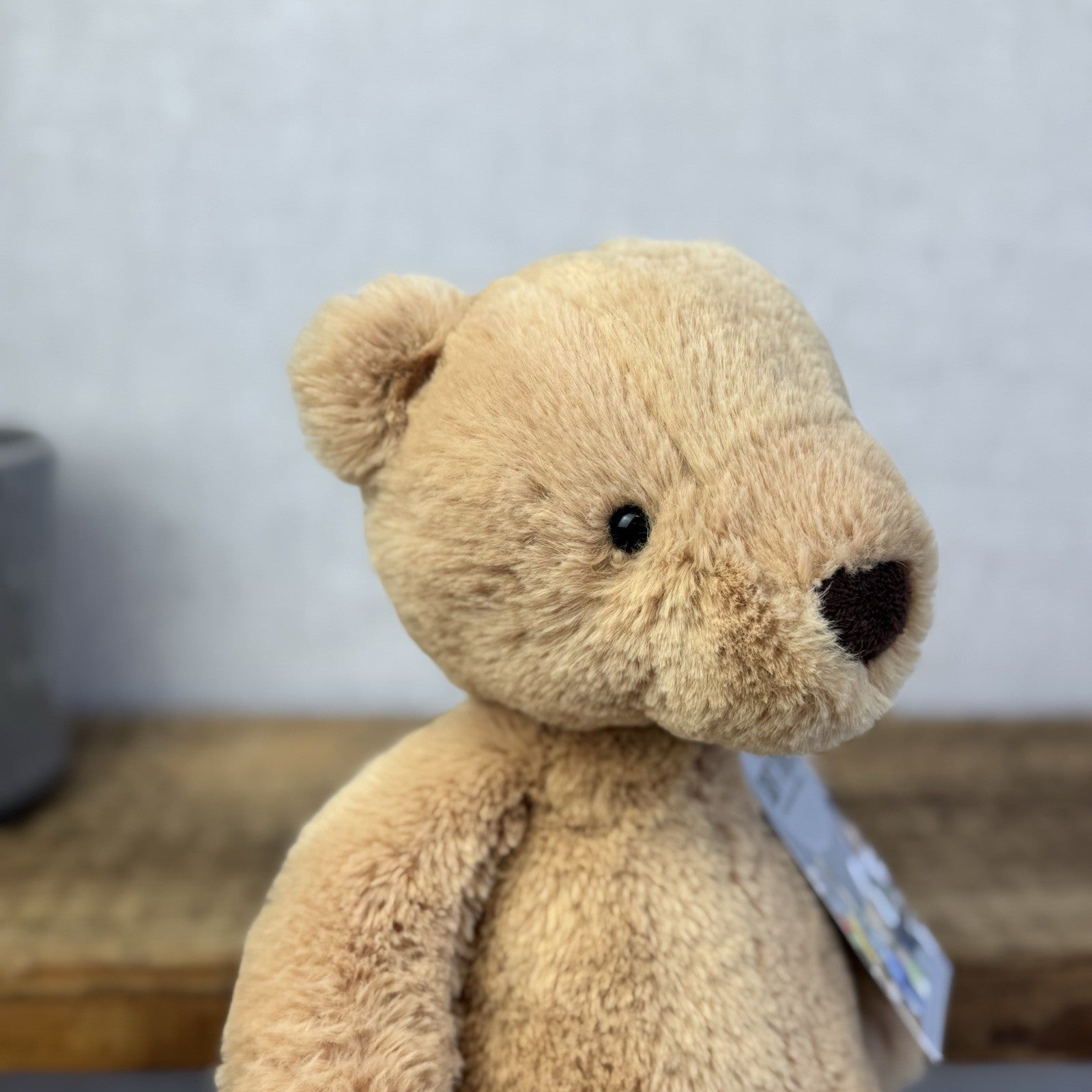 Jellycat Medium Puffles Bear - Soft Light Beige Super Soft Bear Retired 12" (#2)