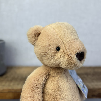 Jellycat Medium Puffles Bear - Soft Light Beige Super Soft Bear Retired 12" (#2)