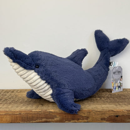 Jellycat Dana Dolphin - Rare Sea Creature Jellycat Dark Blue 16"