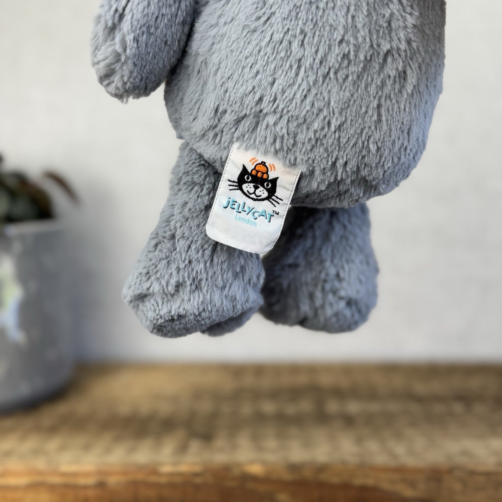 Jellycat Medium Bashful Gorilla - Light Grey Version Old Style Gorrilla 12” (#2)