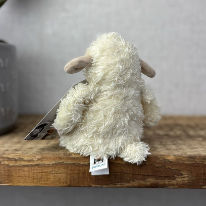 Jellycat Bunglie Tot Lamb / Sheep Small 7” - Beanie Lamb Plush Retired Rare NWOT