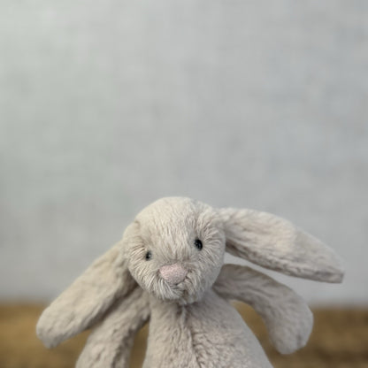 Jellycat Tiny Bashful Beige Bunny - Older Style Fabric Tag Miniature Rabbit 5"