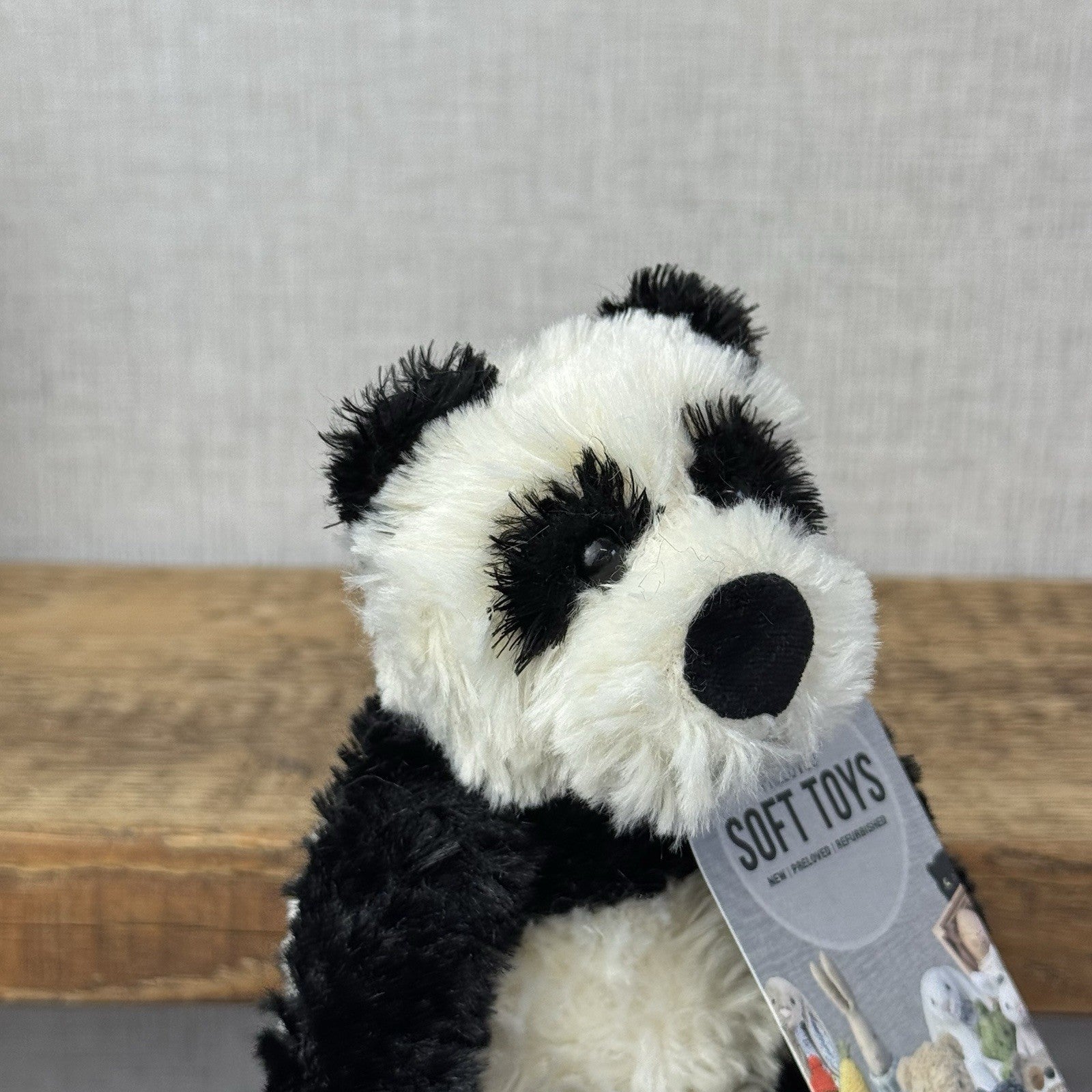 Jellycat Tiny Pickles Panda - Vintage Jellycat Panda New Without Tags Tiny 8"
