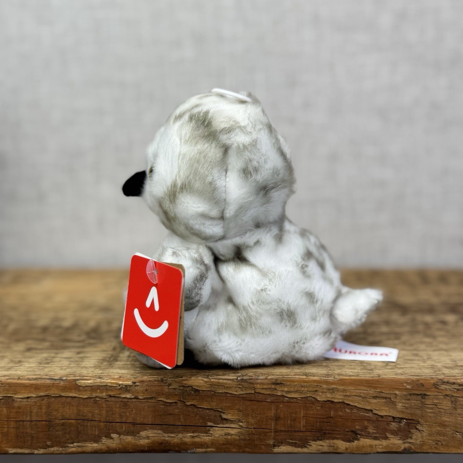 Aurora Snowflake Snowy Owl - Mini Owl Soft Toy - Palm Pals Mini Beanbag Plush