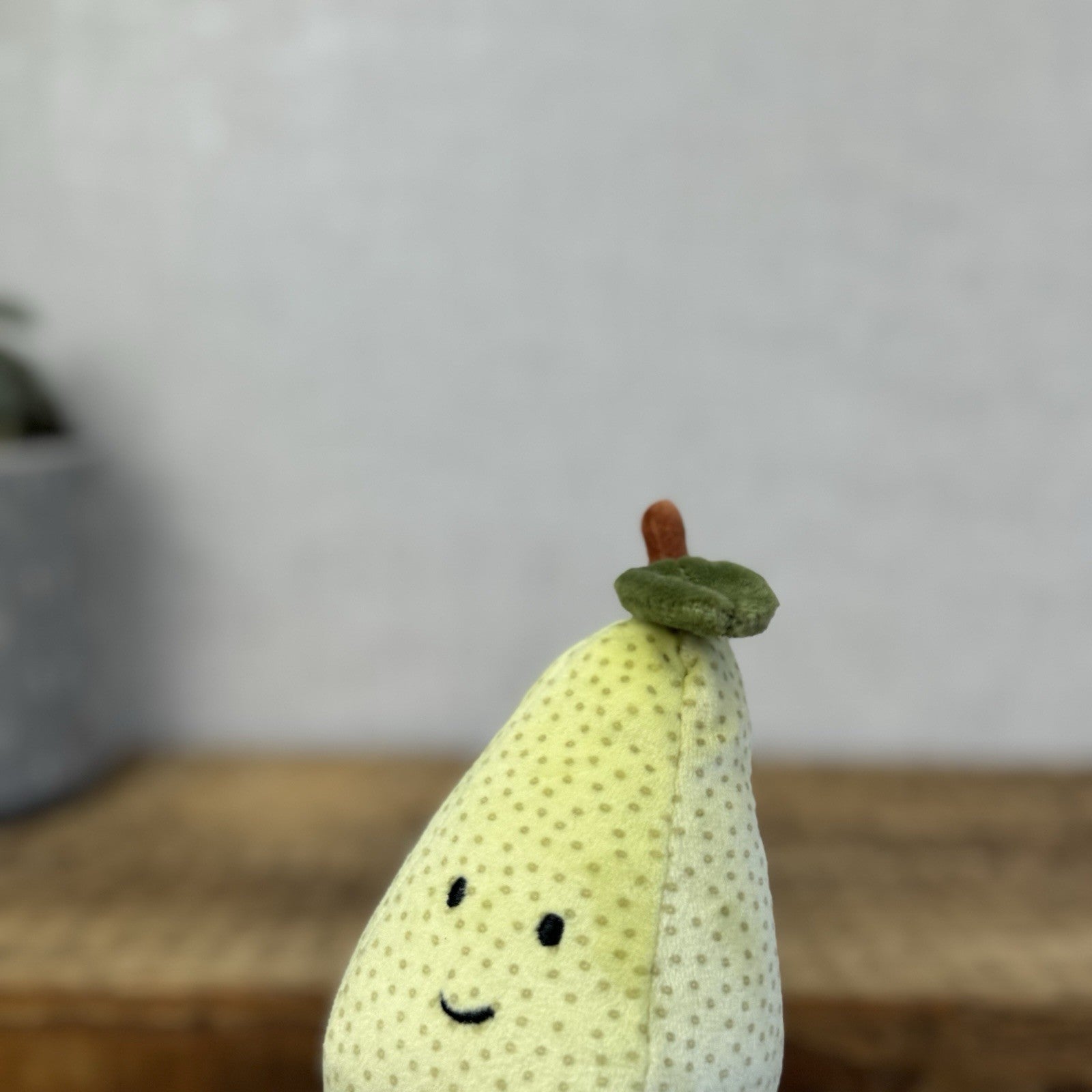 Jellycat Fabulous Fruit Pear -New Small Pear Play Food - Pear Plush Soft Toy 5" 