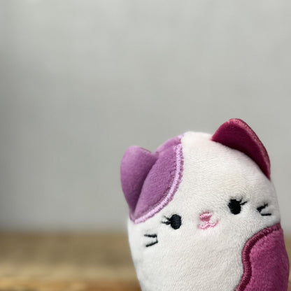 Squishmallow Squishville - Genevieve The Purple Cat - Purple Cat Tiny 2” Squish