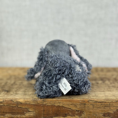 Blue Nose Friends Bixie Cocker Spaniel #113 - Mini Grey Fluffy Beanbag Dog Plush