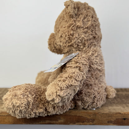 Jellycat Medium Bumbly Bear - Small Textured Retired Small Brown Bear 16”