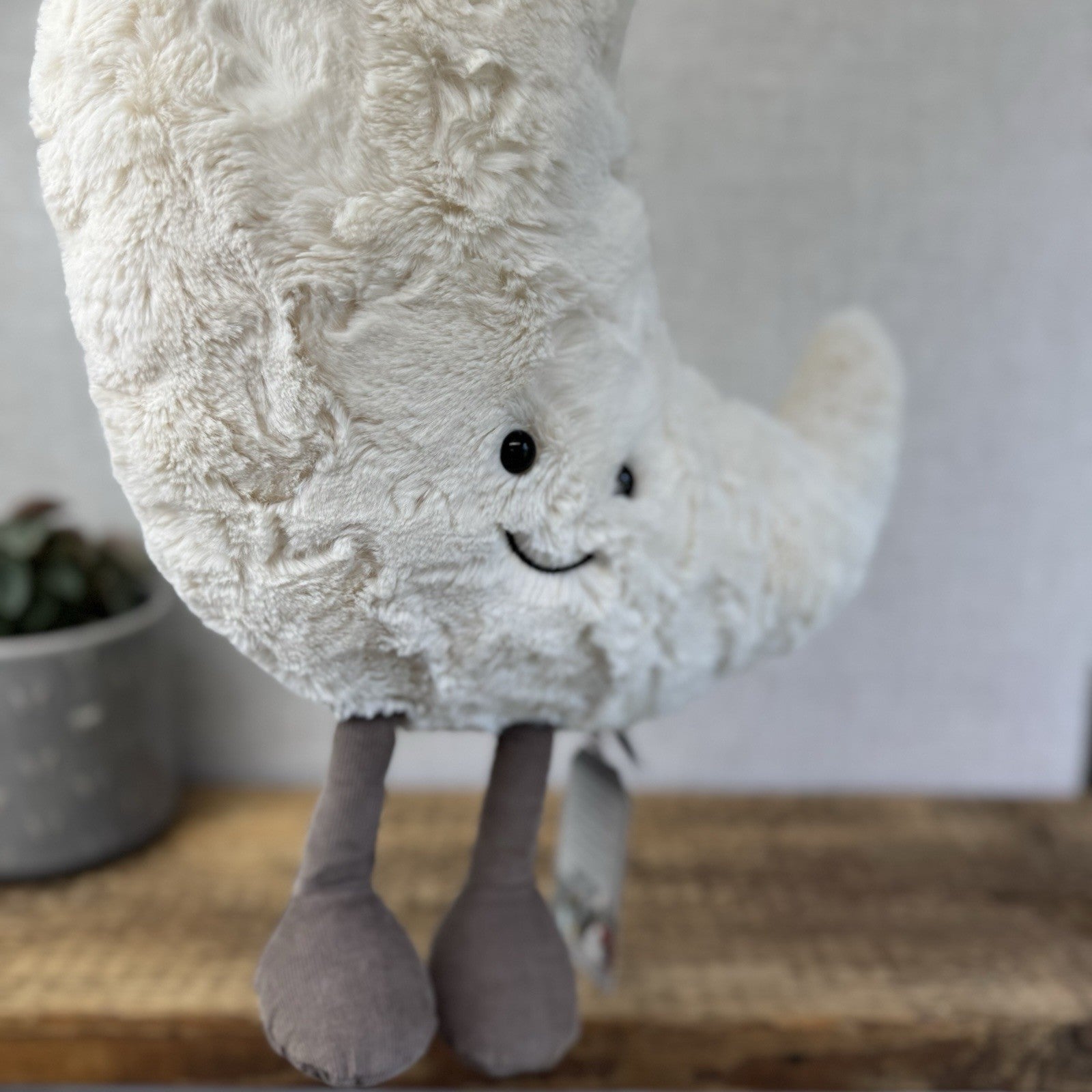 Jellycat Huge Amuseable Moon Plush Beanie Soft Toy - Decor Display NWOT 18”