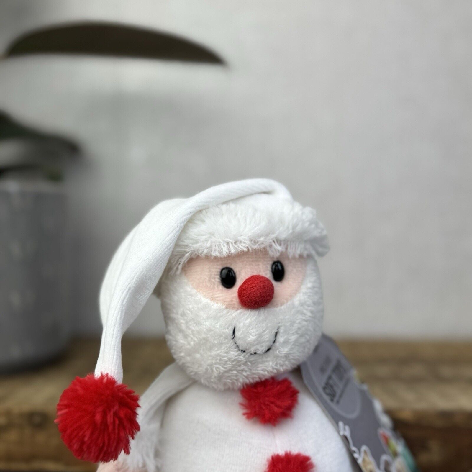 The Little White Company Beanie Santa - Jellycat Collaborative Christmas 10"
