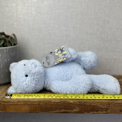 Jellycat Blue Bebe Bear - Little Jellycat Soft Fleecy Blue Baby Bear Plush Rare