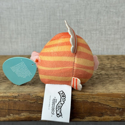 Squishmallow Micromallow With Tag - Lucienne Orange Striped Fish Mini Squish 3"