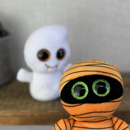 Ty Mask Mummy Beanie Boo - Mini Mummy Mini Ghost Soft Toy Pair/Set Cute 6"