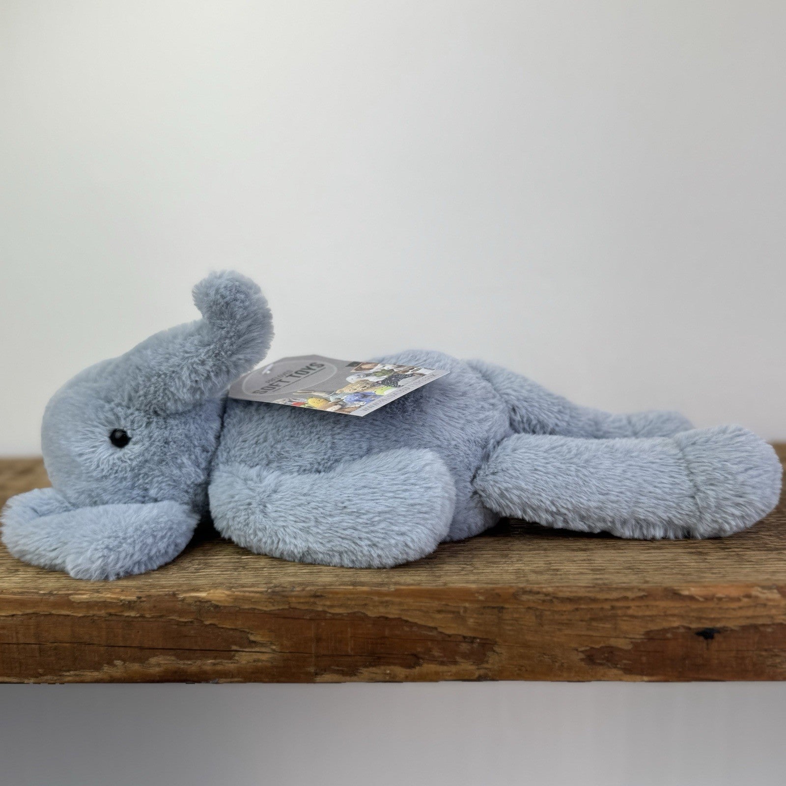 Jellycat Small Bobbie Elephant - Snugglet Baby Blue Super Soft Elephant 11”