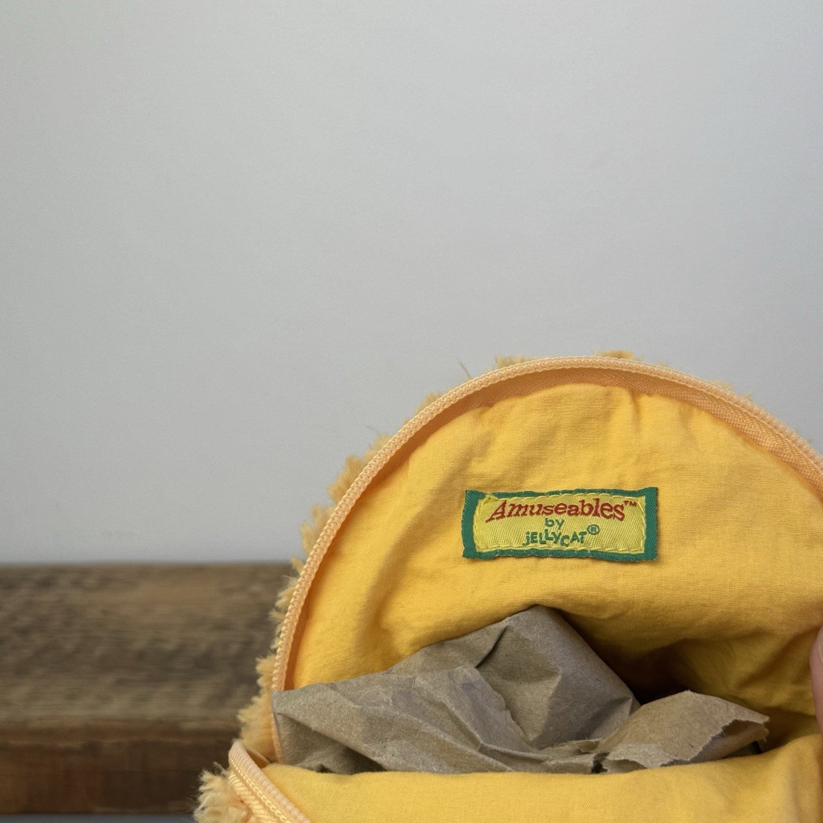 Jellycat Amuseable Pineapple Bag - Yellow Fruit Bag Collectible Zipped Bag