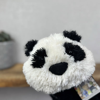 Jellycat Medium Truffles Panda Black White Soft Panda Cushion Vintage (#2)