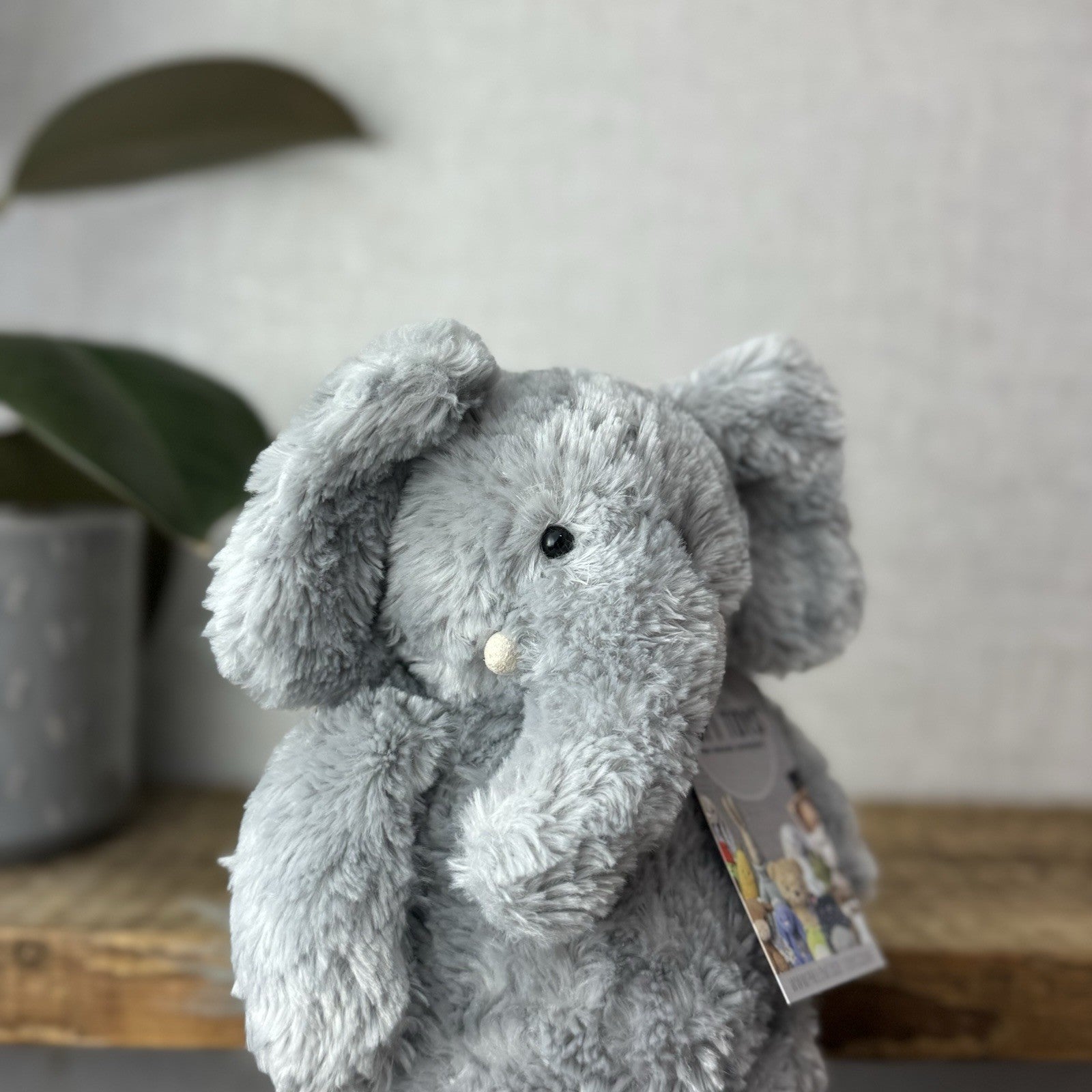 Jellycat Bartlesham Elephant - Small Bartlesham Grey Elephant Rare Vintage 10”