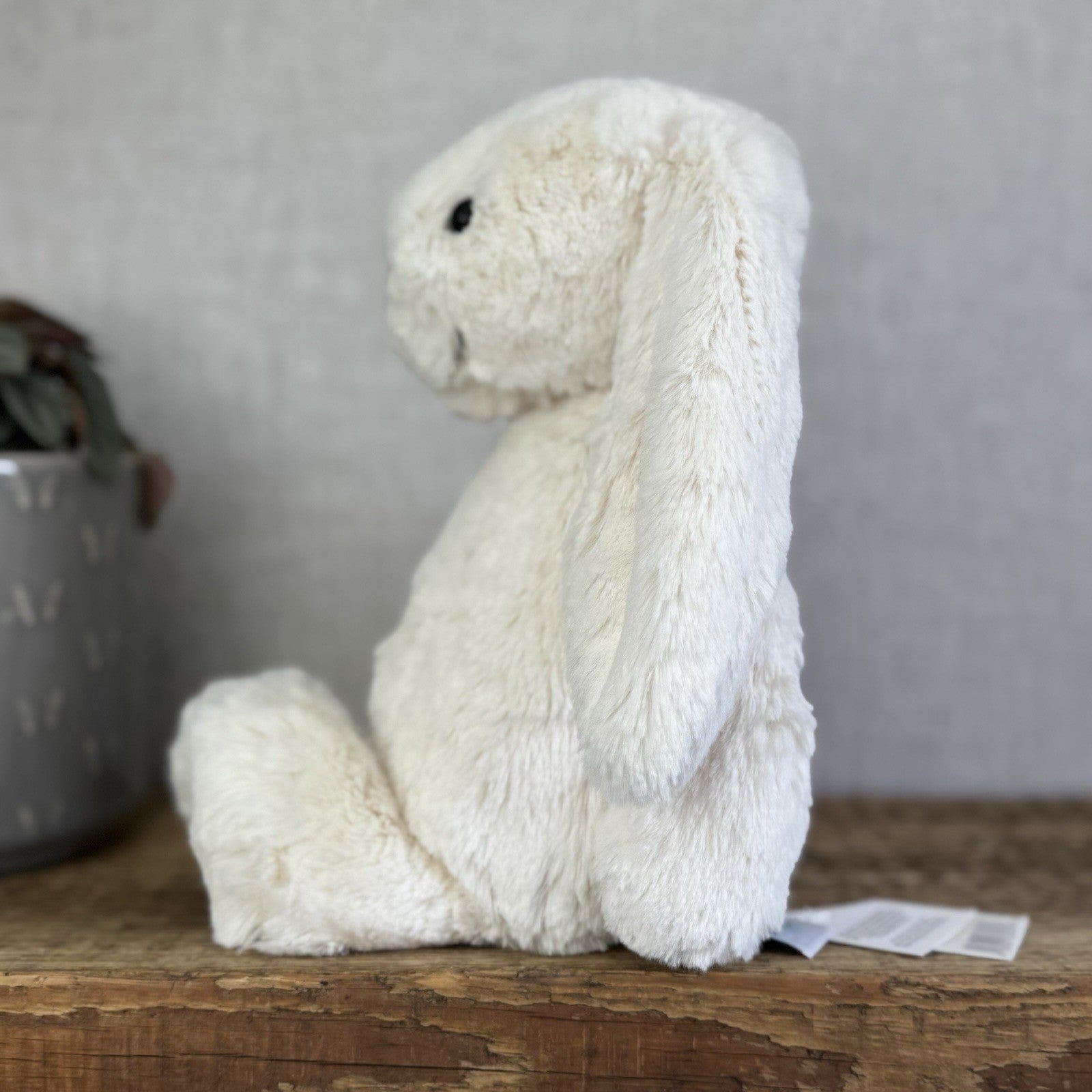 Jellycat Medium Cream Bashful Rabbit - Cream Off White Medium Bunny 12” New Tags