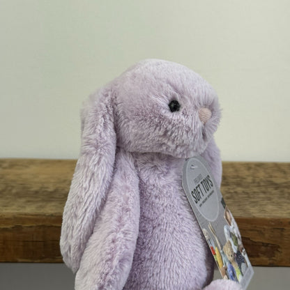 Jellycat Small Bashful Lilac Bunny - Small Light Purple Bunny Beanie Retired 8”