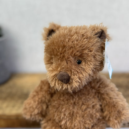 Jellycat Medium Cinnamon Bear - Brown Fuzzy Bear Beanie Retired Rare With Tags