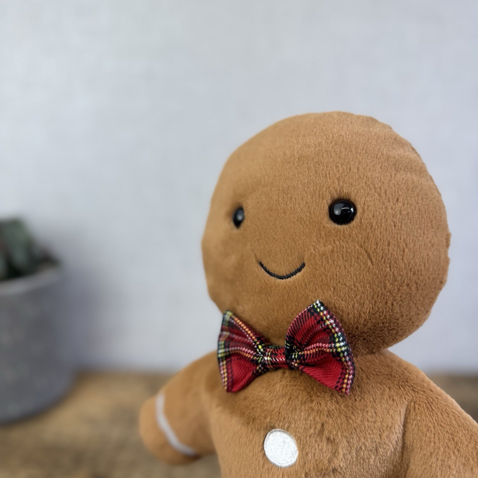 Jellycat Large Jolly Gingerbread Fred - New With Tags Gingerbread Soft Toy 12"