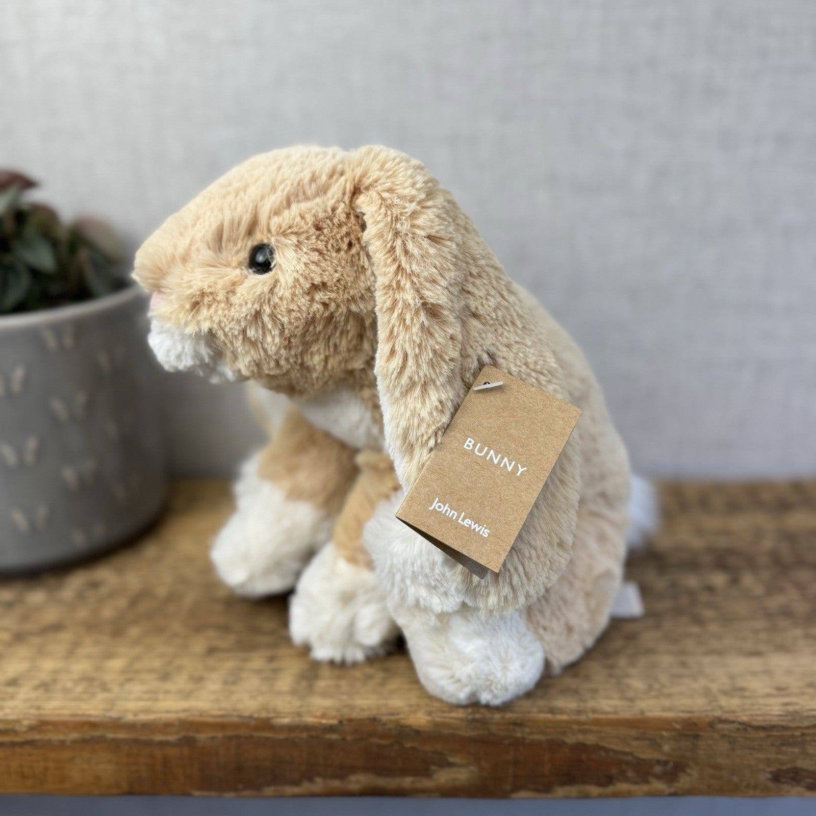 Jellycat Loppy Oatmeal Bunny - John Lewis Exclusive New With Tags Medium 12"