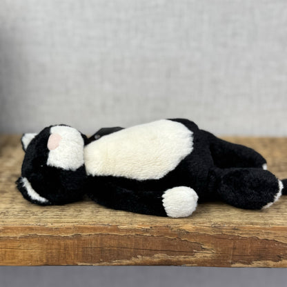 Jellycat Small Bashful Tuxedo Cat - Black/White Cat Retired Kitty Cat 8” Rare