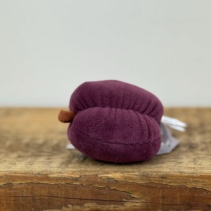Jellycat Fabulous Fruit Plum - Small velour Fruit Soft Toy Retired 4" Fruit