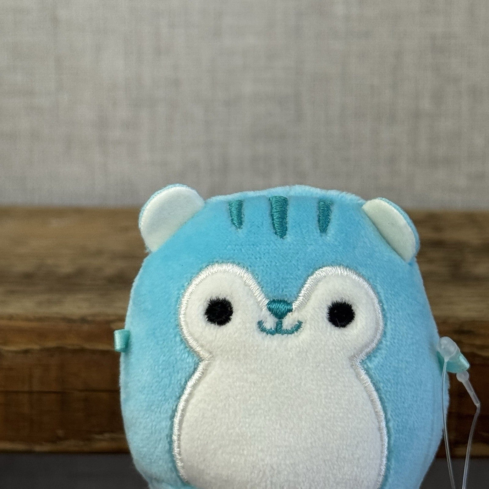 Squishmallow Micromallow With Tag -Blue Squirrel Santiago (Multi Buy Discount)