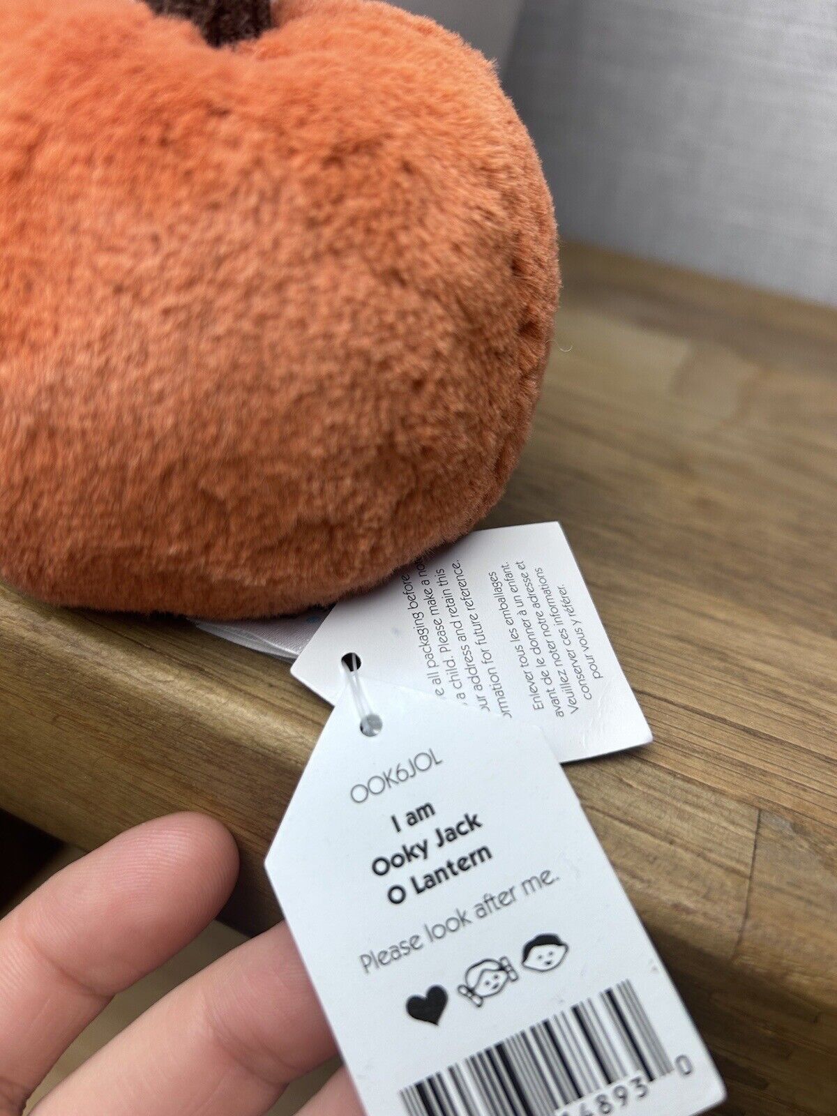 Jellycat Ooky Jack O Lantern - Tiny Pumpkin