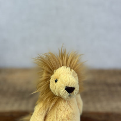 Jellycat Baby Bashful Lion - Tiny Mini Lion Soft Toy Pocket Pal Beanie Rare 5”