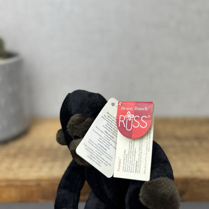 Russ Berrie Gonzo Small Monkey Beanie Baby - New With Tags Rare Vintage Mini 6”