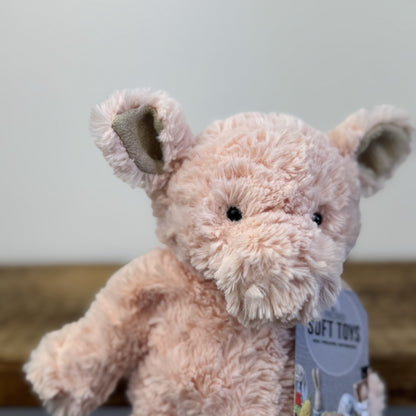 Jellycat Millyboo Piglet - Curly Cute Piglet Pink Soft Toy Rare Vintage 10"
