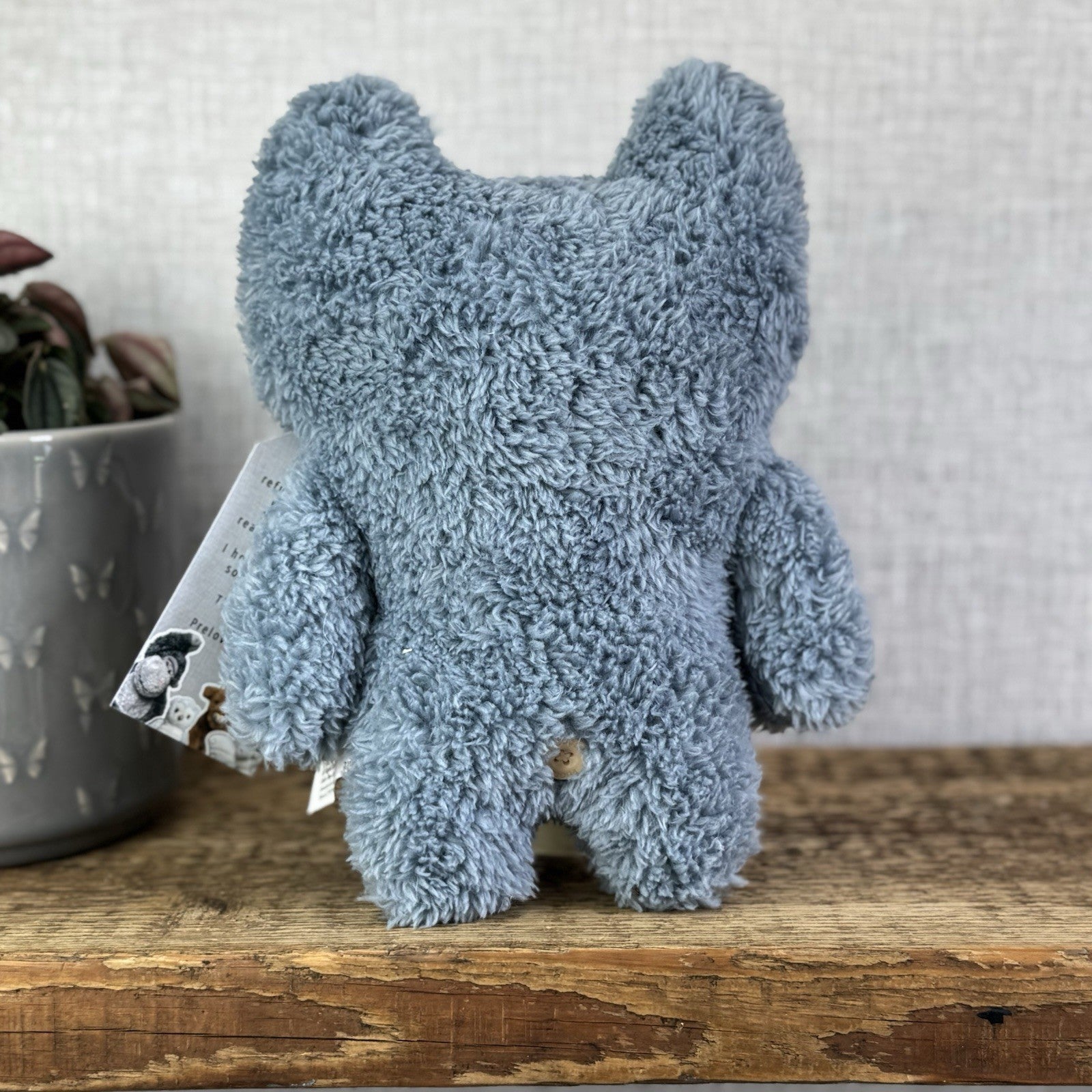 Fuggler Snuggler Edition Grey Indecisive Monster Button Eyed Funny Ugly Monster 