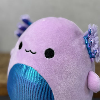Squishmallow Monica The Axolotl 7" Purple Sea Creature Stuffed Toy Retired