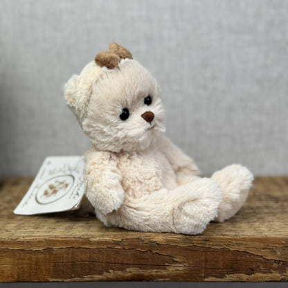 Bukowski Bears - Caroline Bear Small Collectible Beanie Bear With Bow New Tags