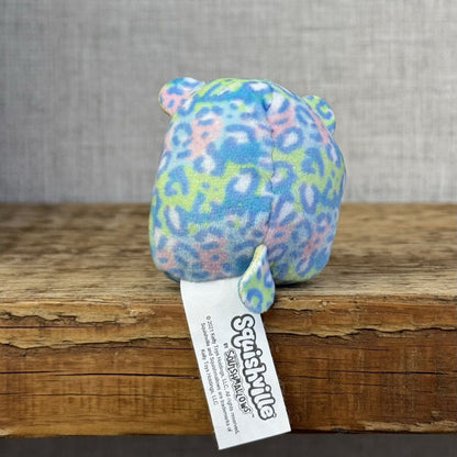 Squishmallow Squishville - Lindsay The Leopard - Blue Tiny 2" Leopard So
