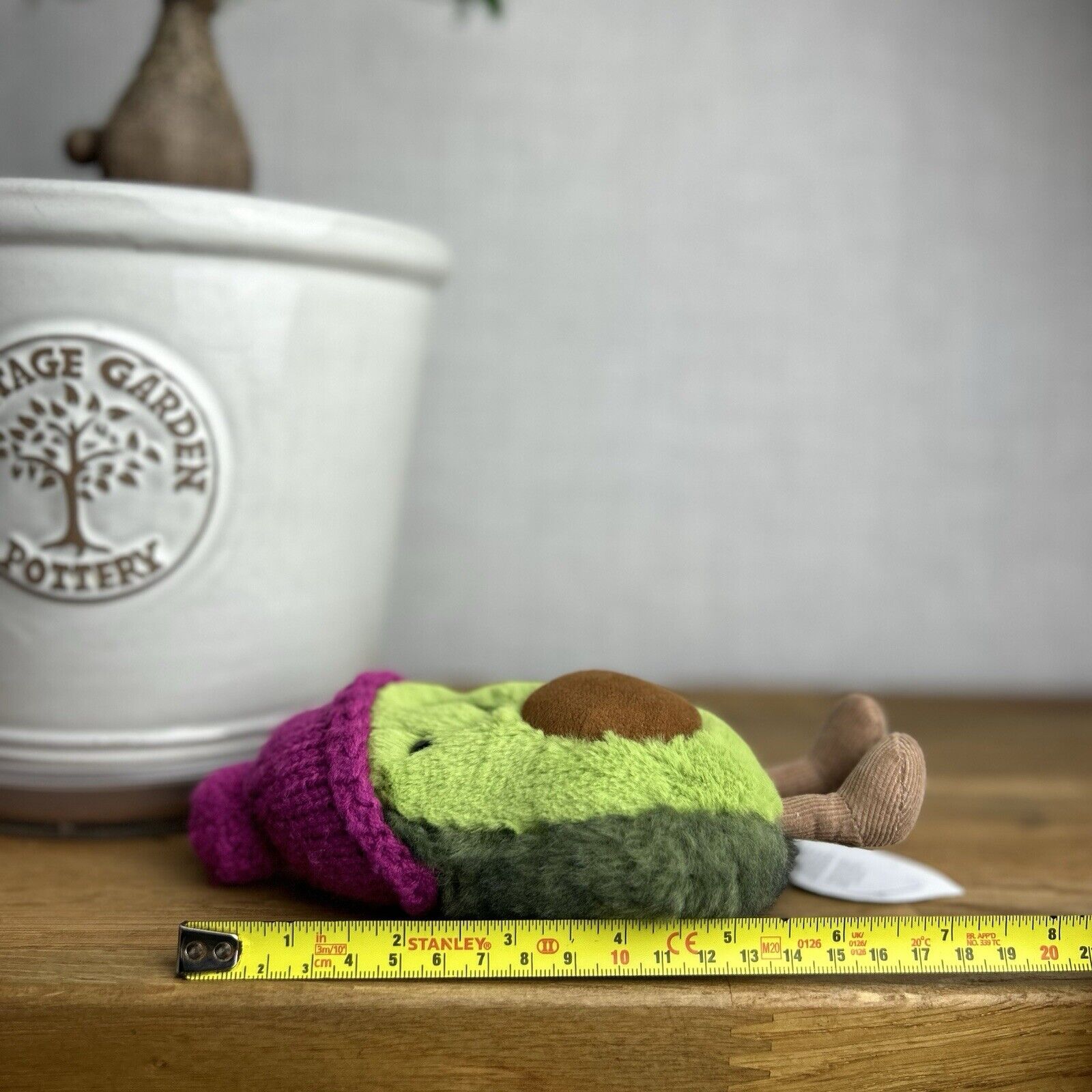 Jellycat Amuseable Cozi Avocado With Hat Plush Soft Toy - Fuschia New With Tags