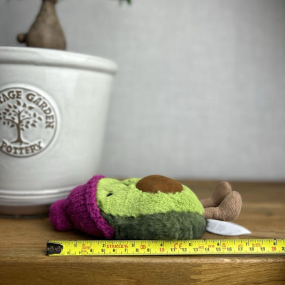 Jellycat Amuseable Cozi Avocado With Hat Plush Soft Toy - Fuschia New With Tags