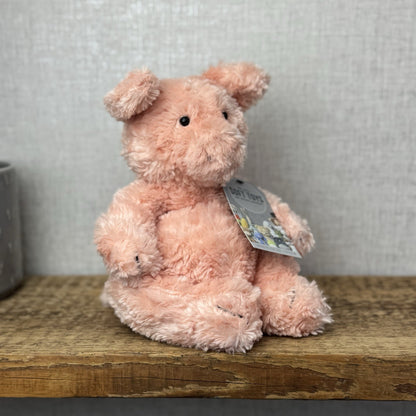 Jellycat Small Bartlesham Pig Teddy Pink Vintage Collectible Beanie Piglet 11”