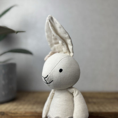 Jellycat Cream MerBunny - Mermaid Bunny Linen Beanie Plush Medium Soft Toy 12"