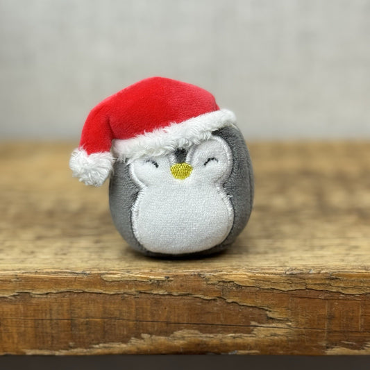 Squishmallow Squishville - Christmas Penguin Luna Penguin Christmas Hat Mini