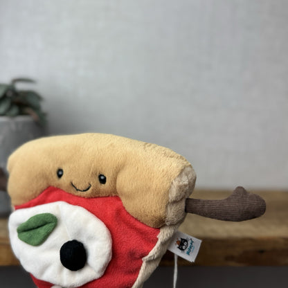 Jellycat Amuseable Slice of Pizza - Pizza Soft Toy Novelty Beanie With Tags