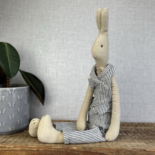 Maileg Medium Winter Bunny Rabbit Boy In Smart Attire - Waistcoat & Trousers 19”