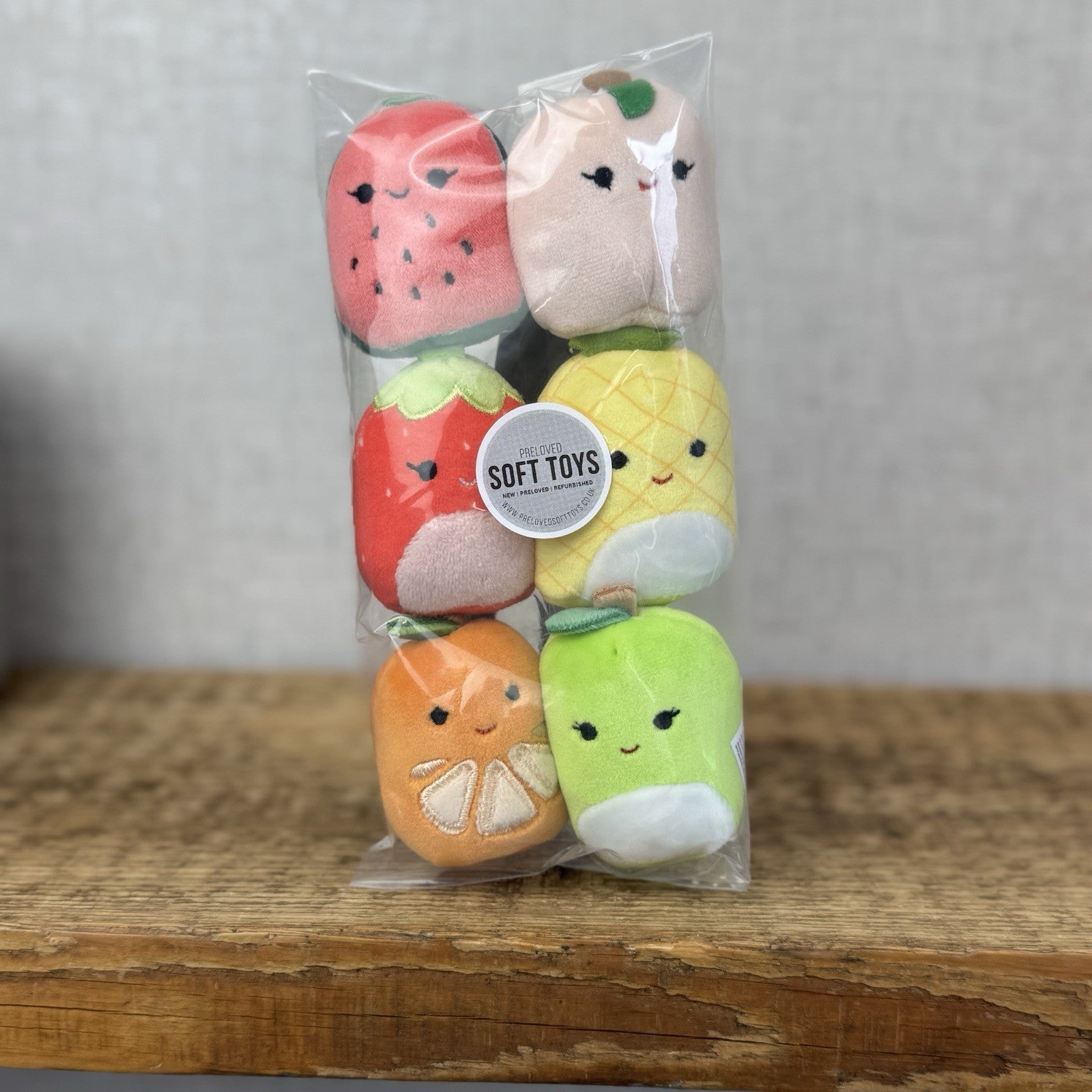 Squishmallow Squishville - Fruit Squad (Mixed Fruit) Mini Squishville Bundle x5