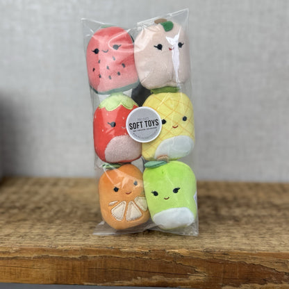 Squishmallow Squishville - Fruit Squad (Mixed Fruit) Mini Squishville Bundle x5