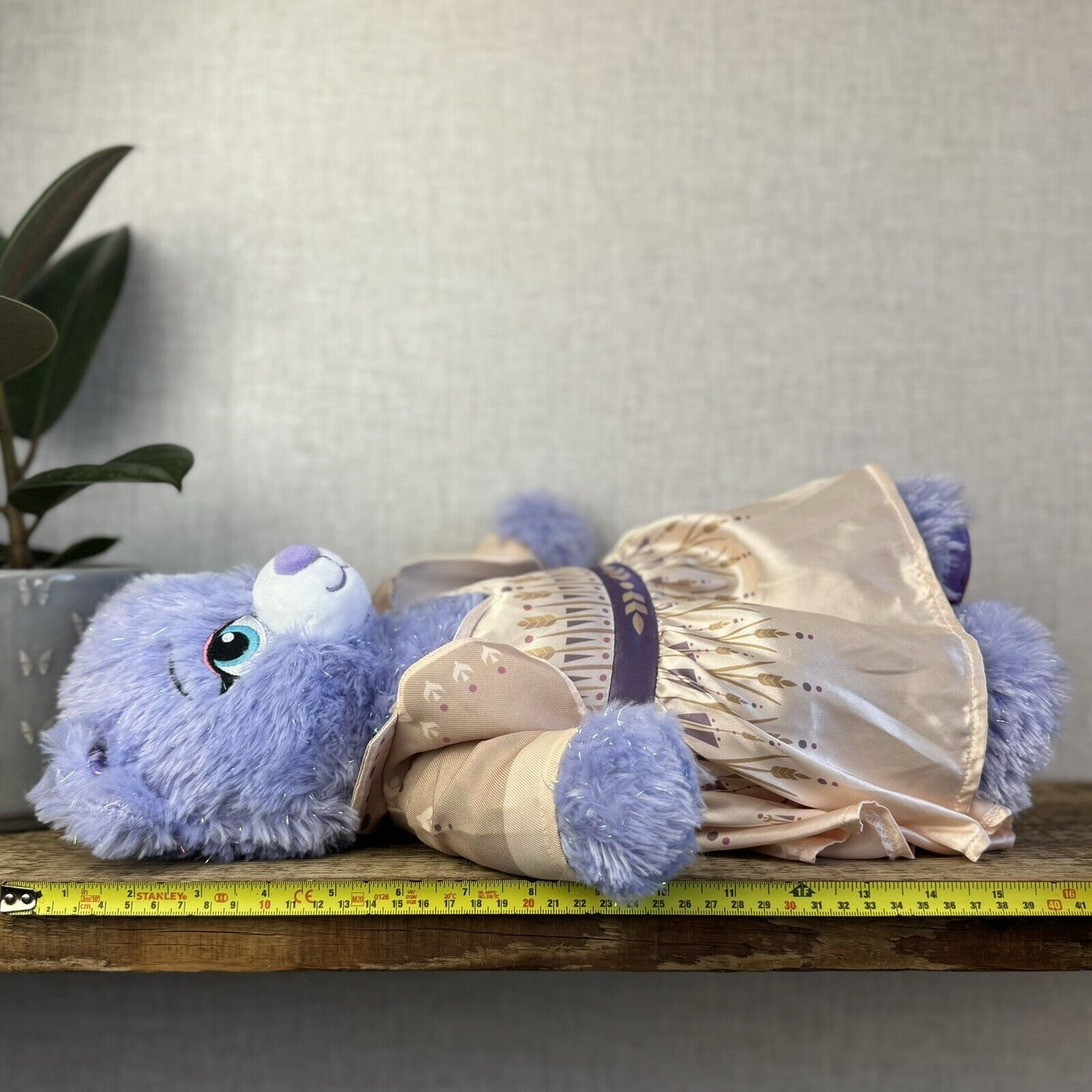 Build a Bear Disney Frozen - Anna Purple Sparkle 16" - Retired 2019 New With Tag