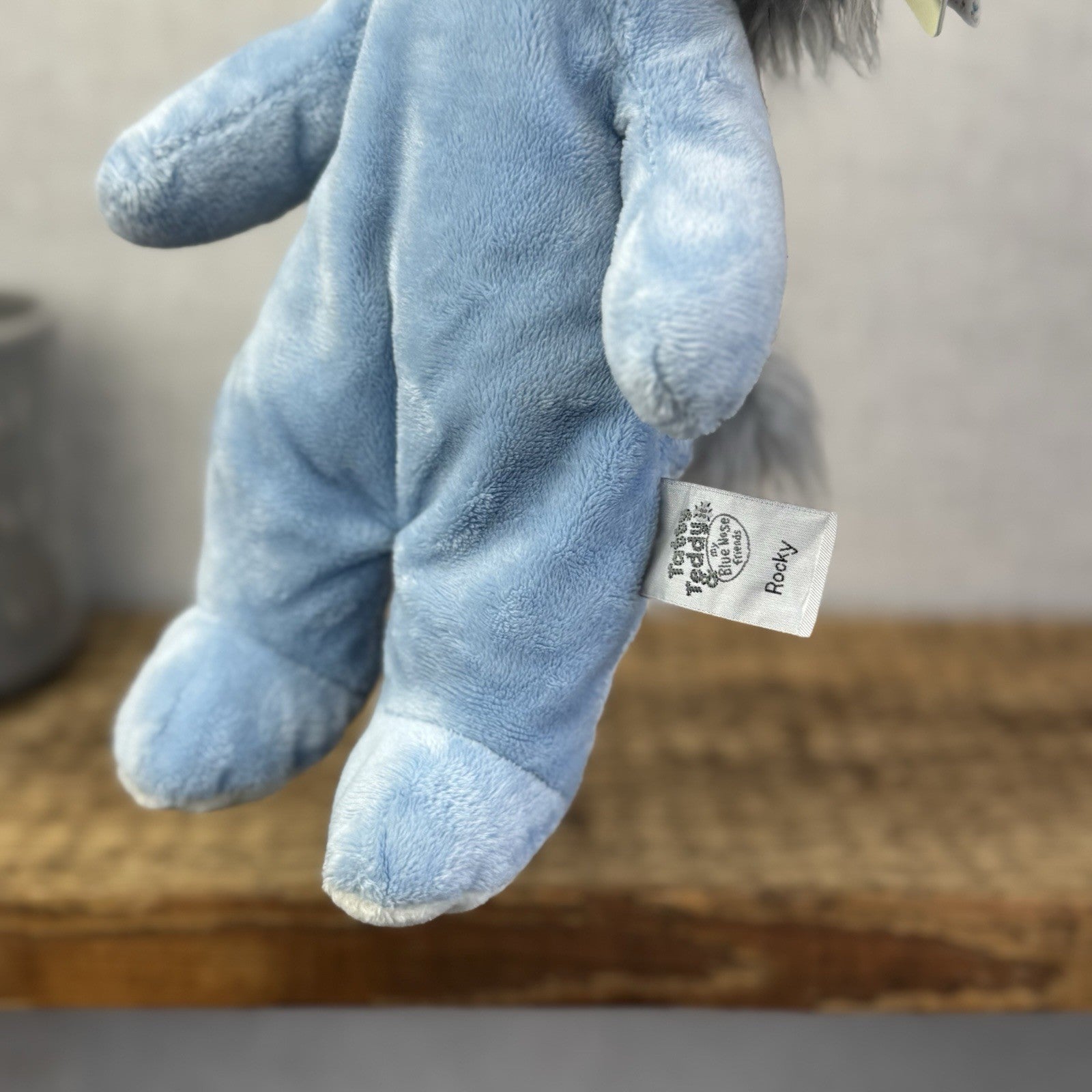 Blue Nose Friends Rocky The Lion - Floppy Blue Lion New With Tags Retired Plush