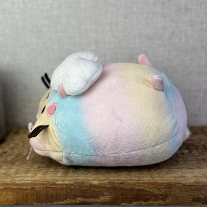 Gund Pusheen Cat - Rainbow Ombre Pusheen With Cloud - Partial Tag 10"
