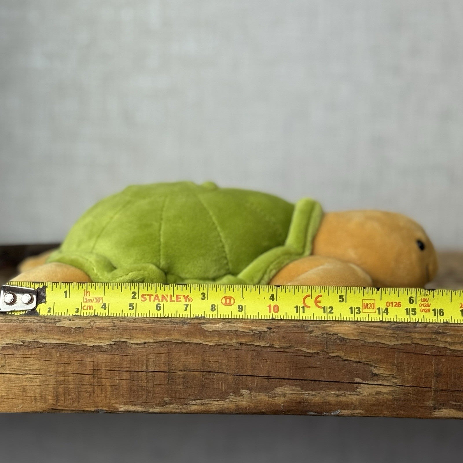 Jellycat Small CeeCee Turtle - Small Green Velour Turtle Beanie retired 6”